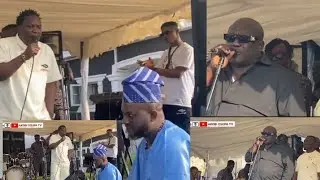 See The Way King Saheed Osupa And His Son Akobi Osupa Perform At The same Stage