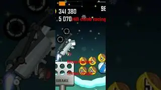 Hill climb racing game letest video2023 Moonlander on Xmas stage#short#Xmas #Moonlander#viral#stunt