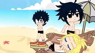 🏖°Un día en la playa°🏖... y Algo más🤭💕💙💛... Fany yandere...🥀❤️‍🩹