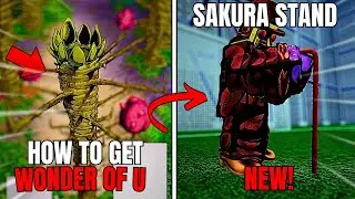 Sakura Stand | How To Get Wonder Of U + Rock Human Spec (GUIDE) #roblox #sakurastand