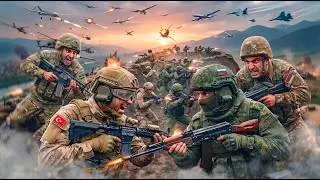 TURKEY vs RUSSIA ▶ War in Caucasus | World War 3 Military Simulation
