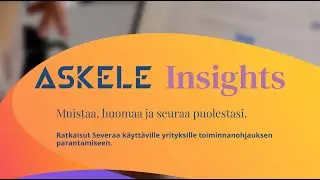 Webinaaritallenne: Johda kasvua keskittymällä olennaiseen – Askele Insights