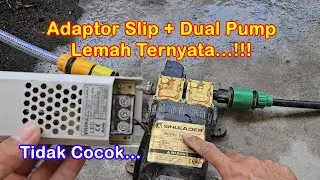 Power Supply LED Slim 10A 12V VISERO, Tidak Cocok Untuk Pompa Dual Pump
