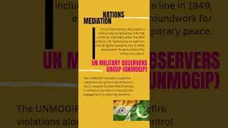 Role of International Organizations in Indo Pak Conflicts