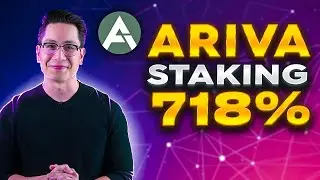THE MOST PROFITABLE ARIVA coin STAKING at 718% 🚀how to stake ariva token