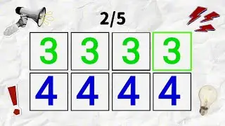 SLOW Say The Word On Beat Numbers Challenge 108 | EASY MEDIUM HARD | Fast Rhythm Test |