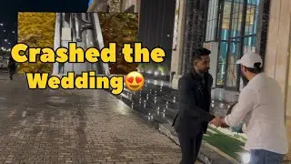we crashed the wedding for the first time😍😍