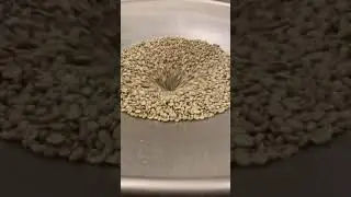 Starting the coffee roasting process