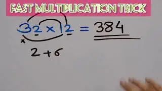 How to Multiply any two digit numbers up to 100- the FAST WAY!#multiplication #fasttrick