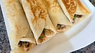 Chicken wrap ,quick and easy recipe