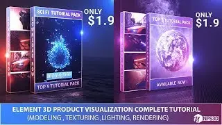 AFTER EFFECTS| ELEMENT 3D |PRODUCT VISUALIZATION ||TUTORIAL BY NPS3D| YOUTUBE |