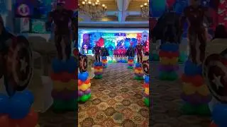 Superhero Avengers Theme Decoration for Birthday Party #trending #decoration #avengers #theme #decor