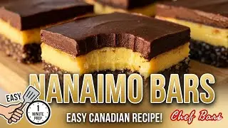 Authentic Canadian Nanaimo Bars: Easy Recipe! #nanaimo #dessert #bakingtutorial #chocolatedesserts