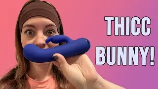 Sex Toy Review - Thicc Chubby Bunny Soft Silicone Rabbit Vibrator from Calexotics