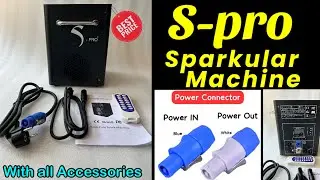 S-pro Sparkular Machine, Best Quality, Fully Remote Controlled, Wholesaler, Indoor Sparkular Power