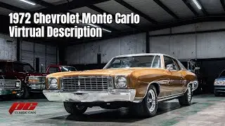 *SOLD* 1972 Chevrolet Monte Carlo Virtual Description-Numbers Match-402-Auto-AC