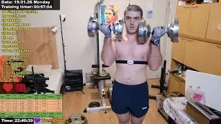 Fitness Workout Live Stream 1440p 2k 19.01.2026 fiv