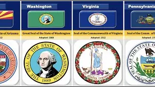 Great Seal of U.S 50 States / USA All State Seals