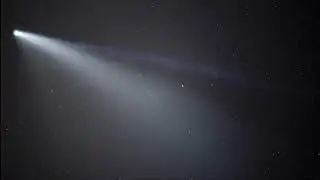 Comet Neowise C/2020 F3 Ion Tail Moving