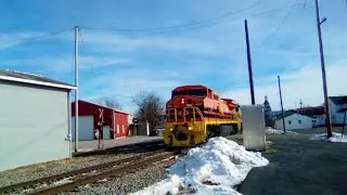 Early Afternoon WESTBOUND LI-FW CFE-09 CFE/SHV CFE Mixed Freight/Grain/Rail Train! (01/22/2026)