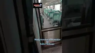 Newly launched ATM machine inside express train by Indian Railways..
