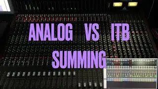 ANALOG VS DIGITAL (Trident88 VS Pro Tools)