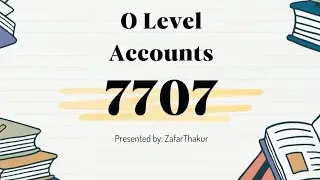 7707 O LEVEL ACCOUNTS PAPER 22 JUNE 2022 [PART 1]