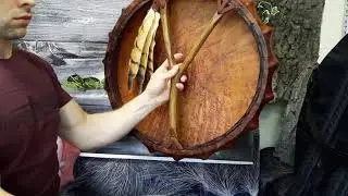 Бубен Сова . 56 см . Drum Owl 22 inch