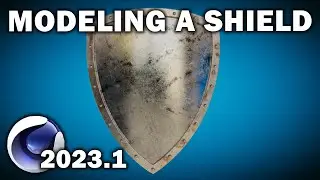 Cinema 4d 2023.1: Modeling a Shield
