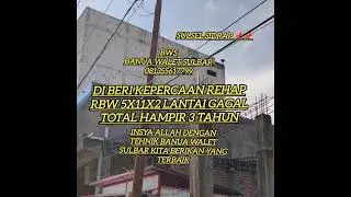 Rehap rbw gagal total sulsel sidrap rbw 5x11x2 lantai area sentral / kita berikan yang terbaik ✍️✍️