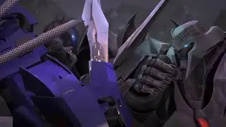 Transformers: Prime Shattered Glass Megatron vs Optimus Prime (Fan-Made)