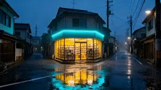 Tokyo After Midnight 🌙 Rain Lofi for Gentle Focus, Relaxed Work & Midnight Calm