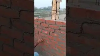 Brick wall joint pointing #masonry #stratummasonry #brickwall