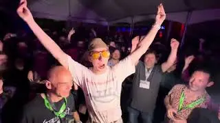Fat Dog - 2 Min Warning / Intro / Boomtown - Swan Dive Patio, SXSW, Austin - 16th March 2024