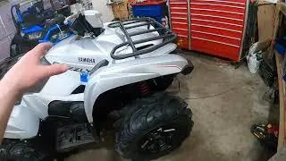 2022 Grizzly 700 SE Winch Install