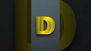Letter D Logo Design in Adobe illustrator