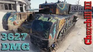 Churchill III Ace tanker WoT /  бой на мастера WoT replays