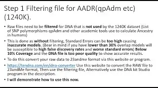 How to Filter and Merge personal file(s) for qpAdm(AdmixTools).