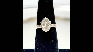 2.01 ct. Oval Cut Lab Diamond Ring