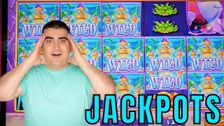 WINNING JACKPOTS On High Limit GOLD FISH Slot Machine