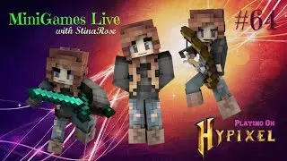 LIVE Hypixel - Minecraft MiniGames - Ep 64