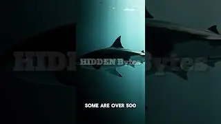 Sharks Can Live for Over 500 Years #HiddenBytes #greenlandshark  #DeepSeaMysteries #shorts