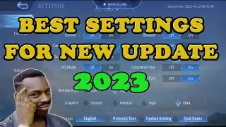 BEST SETTINGS 2023 MOBILE LEGENDS | MOONTON NEW SETTINGS