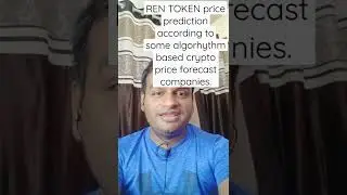 REN token price prediction according to some algorhythm based crypto price forecast companies.🚀🚀🚀🚀🚀🚀