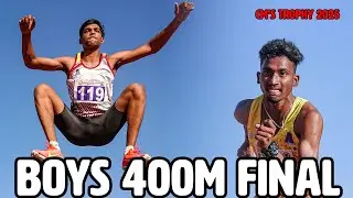 400m final School Boys || CM's Trophy 2025