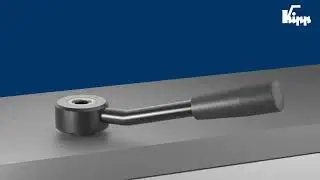 Individual special solutions from KIPP   A special flat tension lever for tight spaces