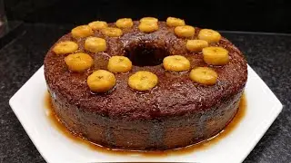 O Melhor Bolo de Banana Caramelizado da Vida! #ReceitaFácil