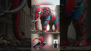 superheroes but elephant #avengers #marvel #ironman #cartoon #venom #spiderman #hulk #venom