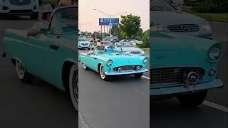 1955 Ford Thunderbird Classic Car Drive By Engine Sound Woodward Dream Cruise 2024