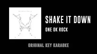 Shake it down - ONE OK ROCK | カラオケ | Niche Syndrome | Karaoke Instrumental with Lyrics